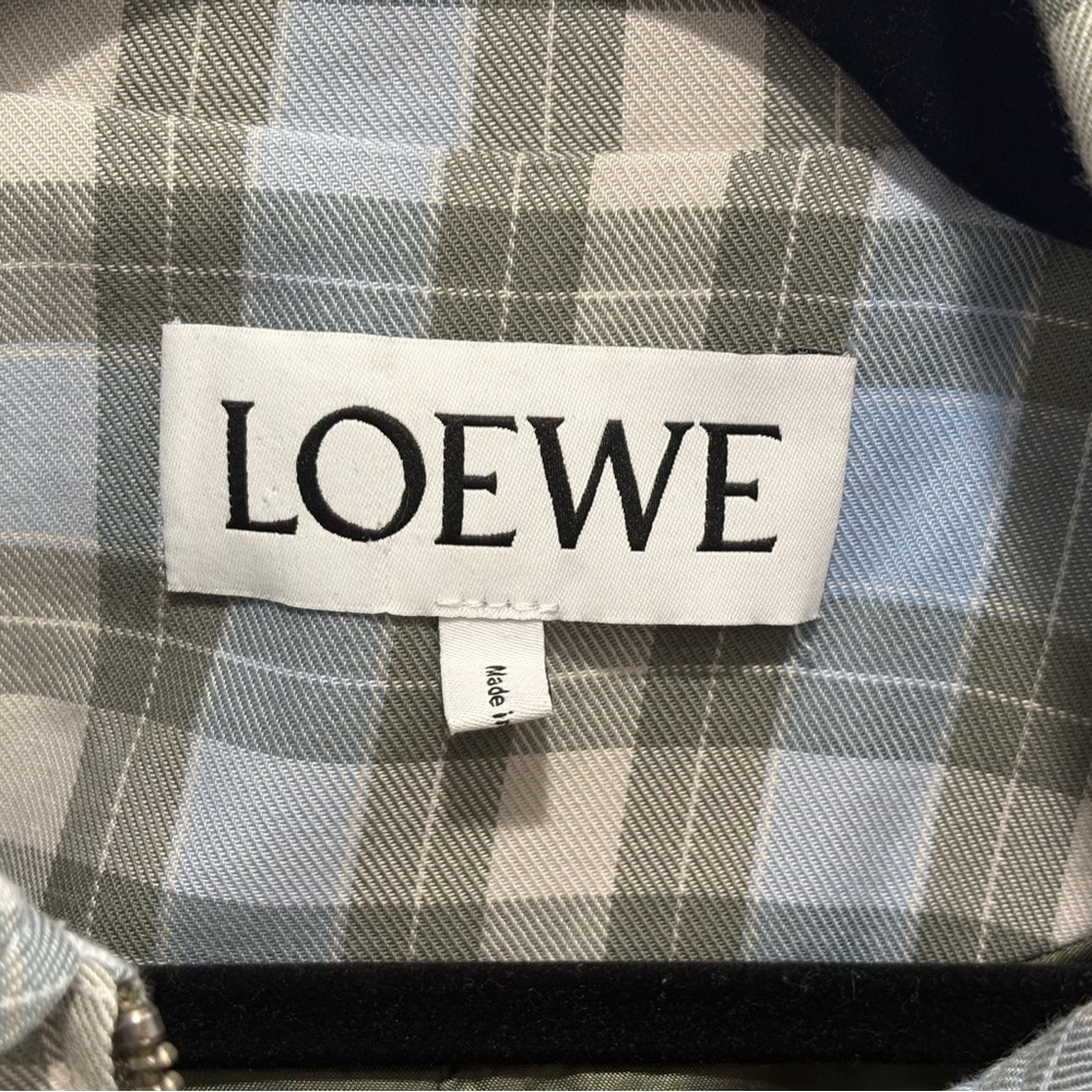 LOEWE Checked Draped Jacket — Like New | Authentic - Picture 9 of 13